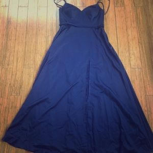 Size 16 Navy Blue Prom Dress